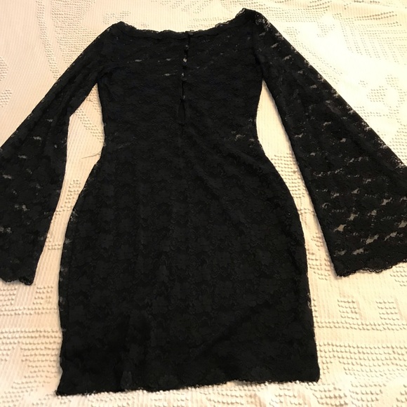 Free People black cocktail dress - Picture 2 of 5